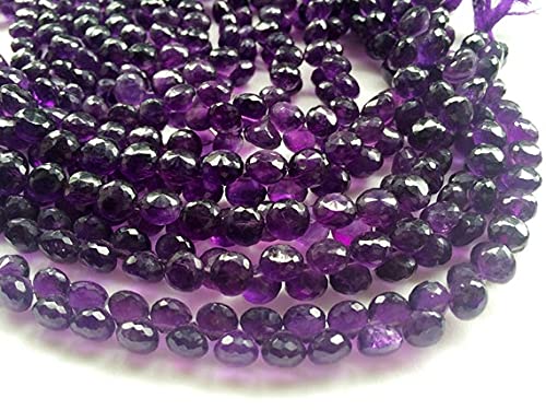 Briolettes améthyste 10mm véritables pour remplacer les perles synthétiques ternes