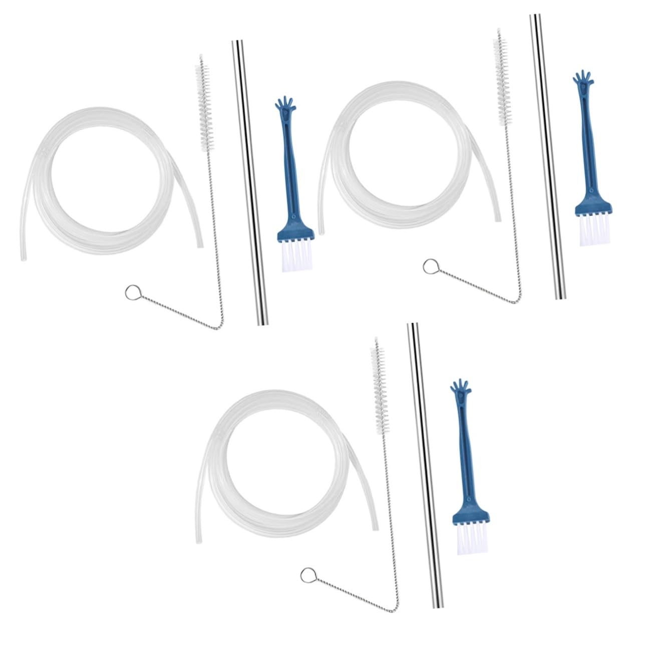 Tuyau silicone pour mousseur à lait SHINEOFI avec brosse