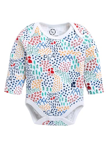 Image of Full Sleeve 100% Cotton Newborn Bodysuit /Romper /Onesie | Best for Newborn Baby Gifting