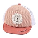 schirmmütze bahn rot 🌟 [MEHRZWECK] - Super zu tragen für Ausflugsurlaub im Frühling, Sommer, Herbst. Perfekt für Baby-Jungen beim Ausgehen, Park, Zoo, Urlaub, Reisen, Strand, Angeln, Camping, Picknick, täglichen Gebrauch usw.