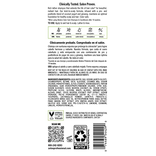 Biotera Color Care Extending Shampoo | Protect Color-Treated Hair | Microbiome Friendly | Vegan & Cruelty Free | Paraben Free | Color-Safe | 15.2 Fl Oz #TOP7