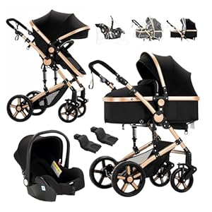 Reenborn Barnvagn Trio, 3-i-1 barnv...