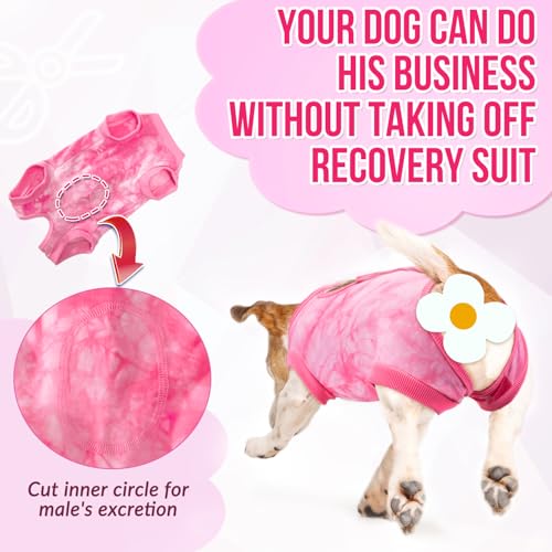 Image of Lukovee Recovery Suit for Dogs, Onesie Spay Neuter Surgery Suit Female Male