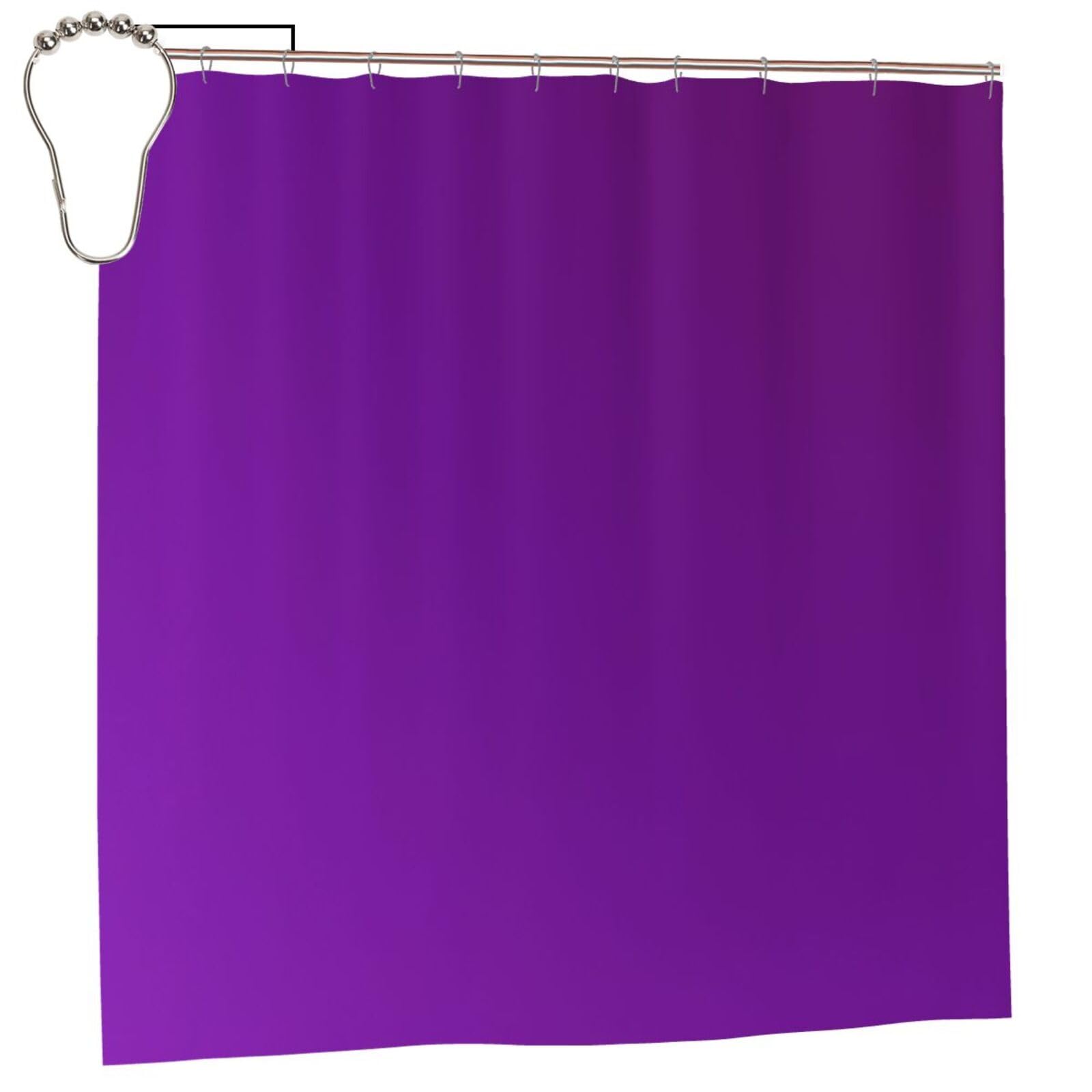 Klgrtjhk Iron Purple Shower Curtain 72X72in Bathroom Curtain﻿