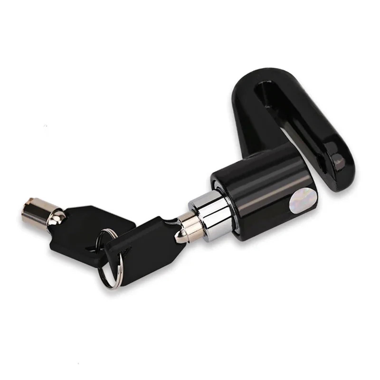 Puayqbvy Black Handlebar Lock Motorcycle Disc Brake Lock - Hydraulic Cut-Proof Anti-Theft Security