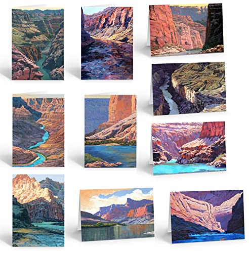 Image of Stonehouse Collection | Grand Canyon Assorted Note Cards | 10 Boxed Note Cards and Envelopes | USA Made
