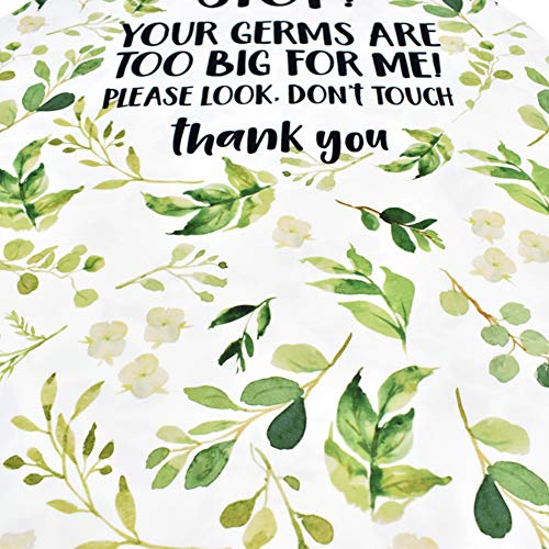 Redcolourful YYJ-BABYZMH1223-2DDF37738A Baby Care Supplies, Multifunction Nursing Towel Watercolor Printing Baby Safety Seat Sunshade Windshield Cover Green Leaves thumb #4