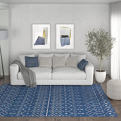 Alise Rugs Carrington Geometric Indoor Area Rug Cream