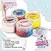 Wengie Whimsical Scented Slime Kit w/Mystery Unicorn Charm - 4 Pack Glossy Fluffy Puffy Cloud Fruity Slime for Girls & Boys - STEM Educational Stress Relief Squishy Party Favors for Kids Age 6+