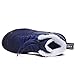 Zonkacen Children Anti Slip Water Resistant Fashion Lace Up Hiking Boots for Outdoor Walking Dog Fishing Skiing Snowball Fight Cold Weather Dark Blue 5 Big Kid
