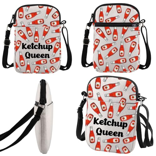 Tomato Ketchup Gift Ketchup Queen Crossbody Bag Ketchup Lover Gift Condiments Gift3