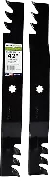 MaxPower 561811XB 2 Blade Commercial Mulching Set for Many 42 in. John Deere Mowers Replaces OEM # GX22151, GY20850