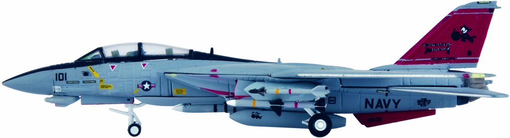 F-14D maquette avion échelle 1:200 US Navy VF-31 "Tomcatters", CVW-14 CVN-74