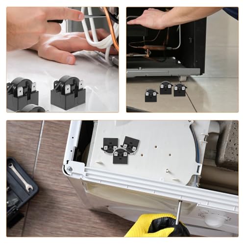 Relé de arranque PTC para refrigerador compacto con orificio de 6.3mm pack de 6 unidades 7