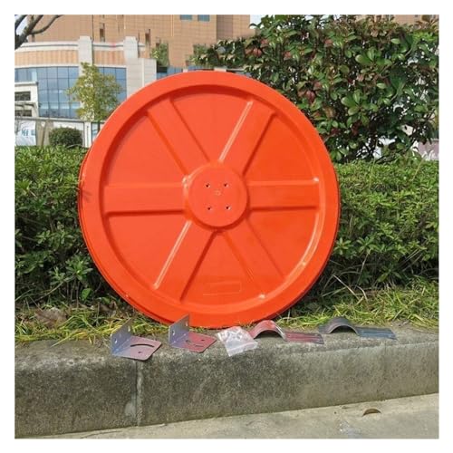 Miroir de circulation routière convexe 100cm de sécurité avec support - 6