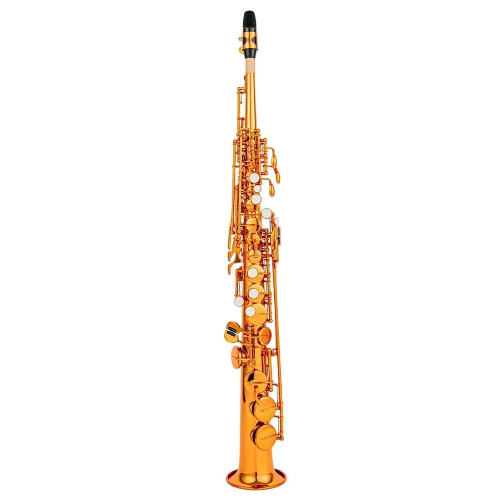 Saxofón Soprano Sib Chapado En Oro Rosa
