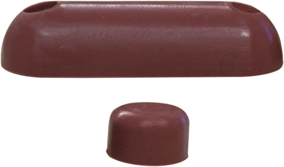 Renovators Supply Manufacturing Toilet Seat Bumper, 7 Brown Silicone Toilet Seat Bumpers