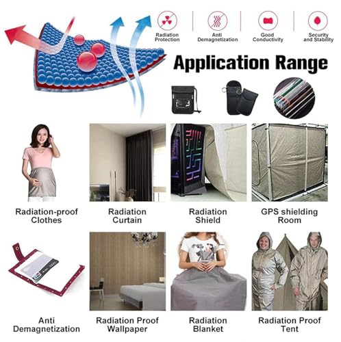 Tissu anti ondes de haute précision pour blindage RF or 9 mètres - 7