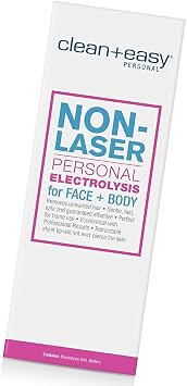 Clean & Easy Deluxe Home Electrolysis Permanent Hair Removal Kit