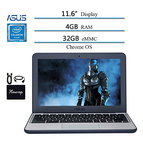 ASUS Chromebook Laptop 11.6 180-degree Hinge Tablet for Business Student, Intel Celeron N3060