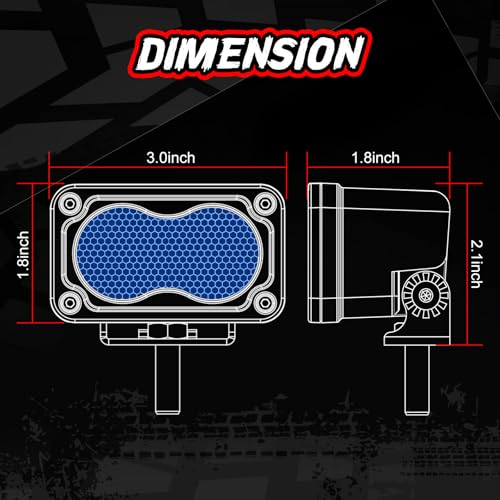 Image of Blue LED Pod Lights Hunting Fishing Emergency Signal Lights
