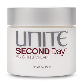 UNITE Hair SECOND Day Weightless Finishing Cream for Effortless, Lived-In Texture & Frizz Control UV & Thermal Protection 2 Oz