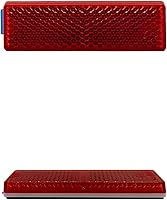 Vista 6 de Reflector LED blanco de seguridad rectangular autoadhesivo de 2.992x0.866 in para remolque de buzón de entrada