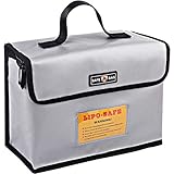 ENORDリポバッテリー セーフティー 耐火バッグ ケース 防爆 防火 防水 ボックス収納 リポガード 小型 手提げ 13cm x25cm x19cm)