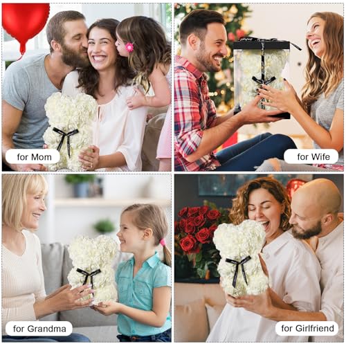 Ours en Rose durable pour remplacer les bouquets de fleurs périssables et fragiles - 8