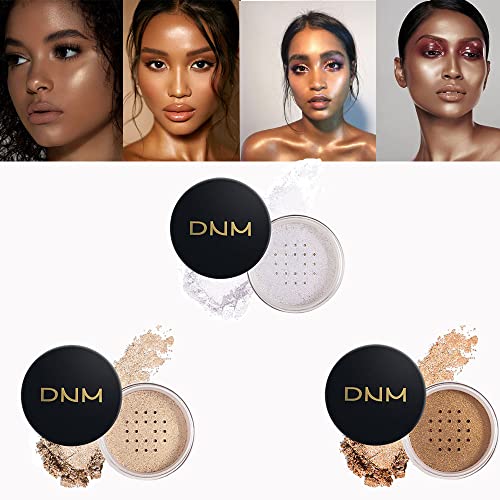 3Pcs Shimmer Highlighter Highlight Makeup Contour palette Loose Powder iluminadores de maquillaje,Shimmer Blush and Makeup Highlighter Face Powder Bronzer Palette Highlighter+Makeup & luminizers 02