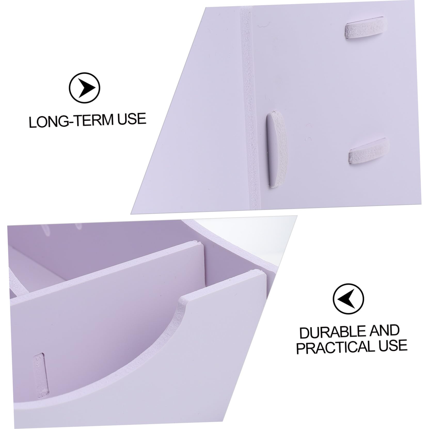 Archivador de plástico de madera de PVC multicapa con múltiples compartimentos, solución de almacenamiento de escritorio para documentos de estudio de oficina y papelería, práctico estante de archivo