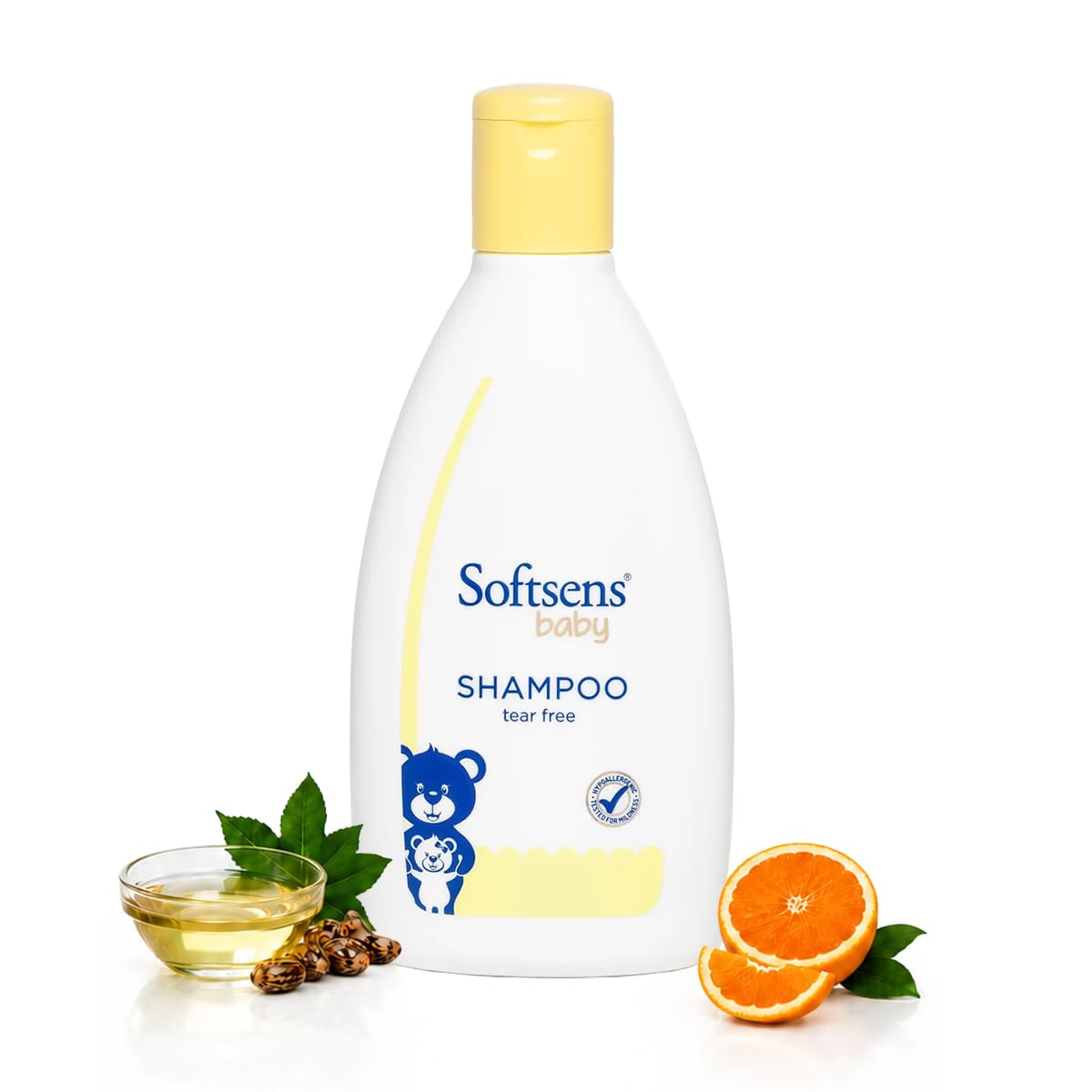 Softsens Baby TEAR FREE Shampoo | Mild, Hypoallergenic , Paraben & Sufate Free 200ml-picture-37