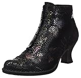 Shim: Standard Horiz Neosens Damen S865 Fantasy Rococo Kurzschaft Stiefel, Schwarz (Floral Black), 38