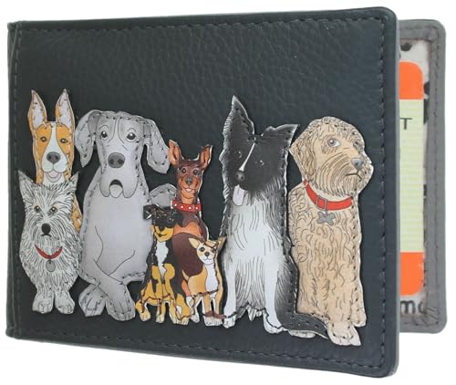 Porte-cartes de voyage gris compact taille M étui de transport moderne