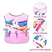 Fiodrimy 2 Pack Kids Art Smock, Waterproof Artist Painting Aprons, Sleeveless Children Art Smocks with Pockets for Age 2-7 Years