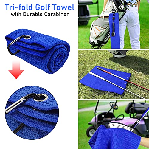 Yumzeco-Toalla-De-Golf-Cepillo-De-Golf-Accesorios-Golf-Con-Tee-De-Golf-De-30-Piezas-Toallas-Retractiles-Con-Clip-Kit-De-Limpieza-De-Cepillos-De-Golf-Kit-De-Limpieza-De-Golf