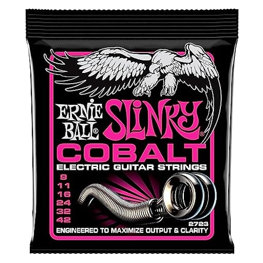 Ernie Ball Super Slinky Cobalt - Cuerdas para guitarra eléctrica, cobalto, calibre 9-42 | Ya disponible en tu tienda friki favorita! En mundofriki.es!