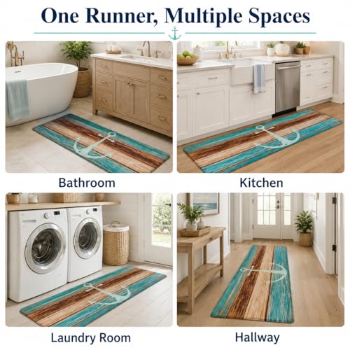 Tapete corredor 2x6 ft con espuma viscoelástica, antideslizante miniatura 5