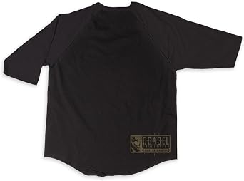 OGABEL Men's Jungle Lion Raglan Black