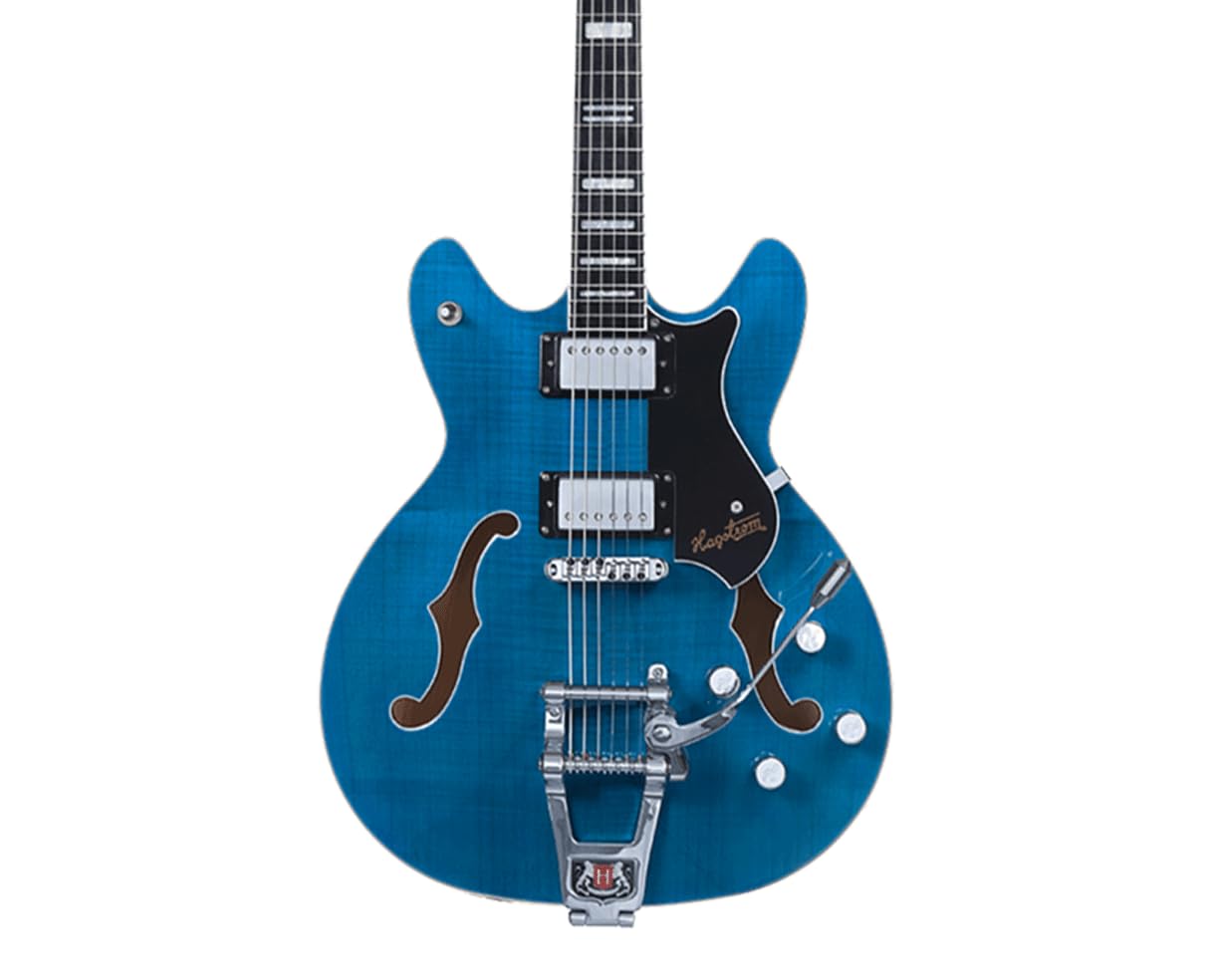 Amazon | Hagstrom 6弦セミホローボディ エレキギター 右 曇りの海