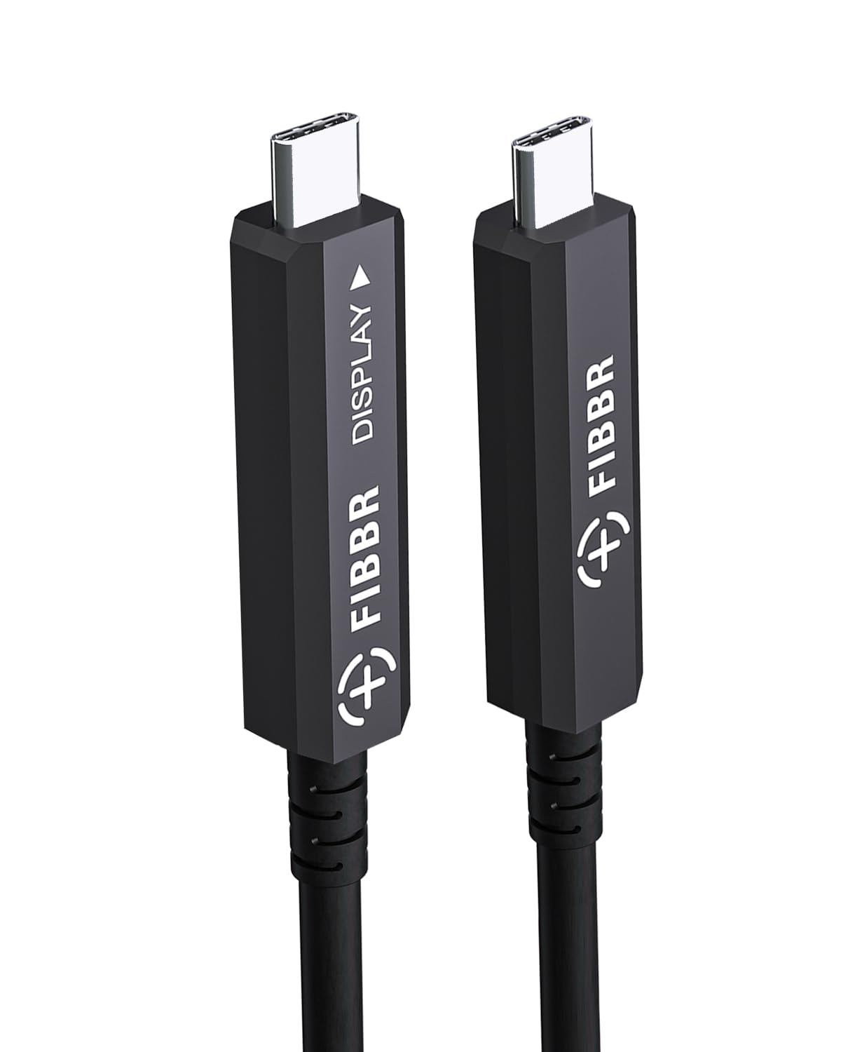 FIBBR Full-Featured Fiber Optic USB C to USB C Cable 5M, 10Gbps Long Distance USB 3.2 GEN2 Video Cable with PD 60W for VR Headsets/AR, Webcam, Camera, Laptop, Mini PC and More