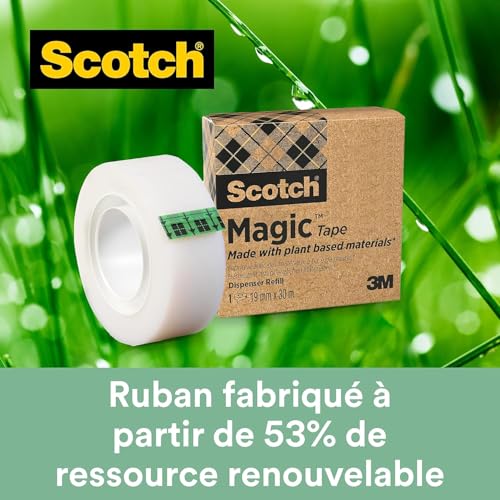 Ruban adhésif Scotch Magic invisible haute performance en carton recyclé - 3