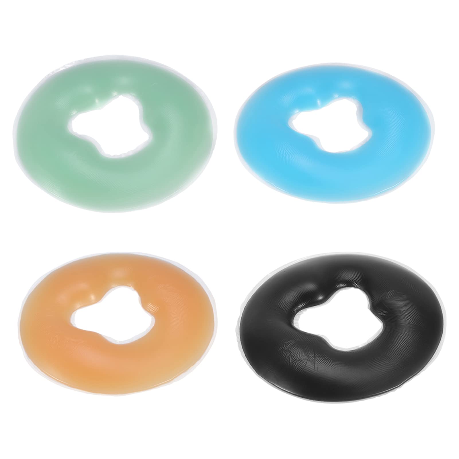 Ausla Cuscino viso per lettino massaggio, cuscino per il viso, poggiatesta in morbido silicone, SPA (verde chiaro)