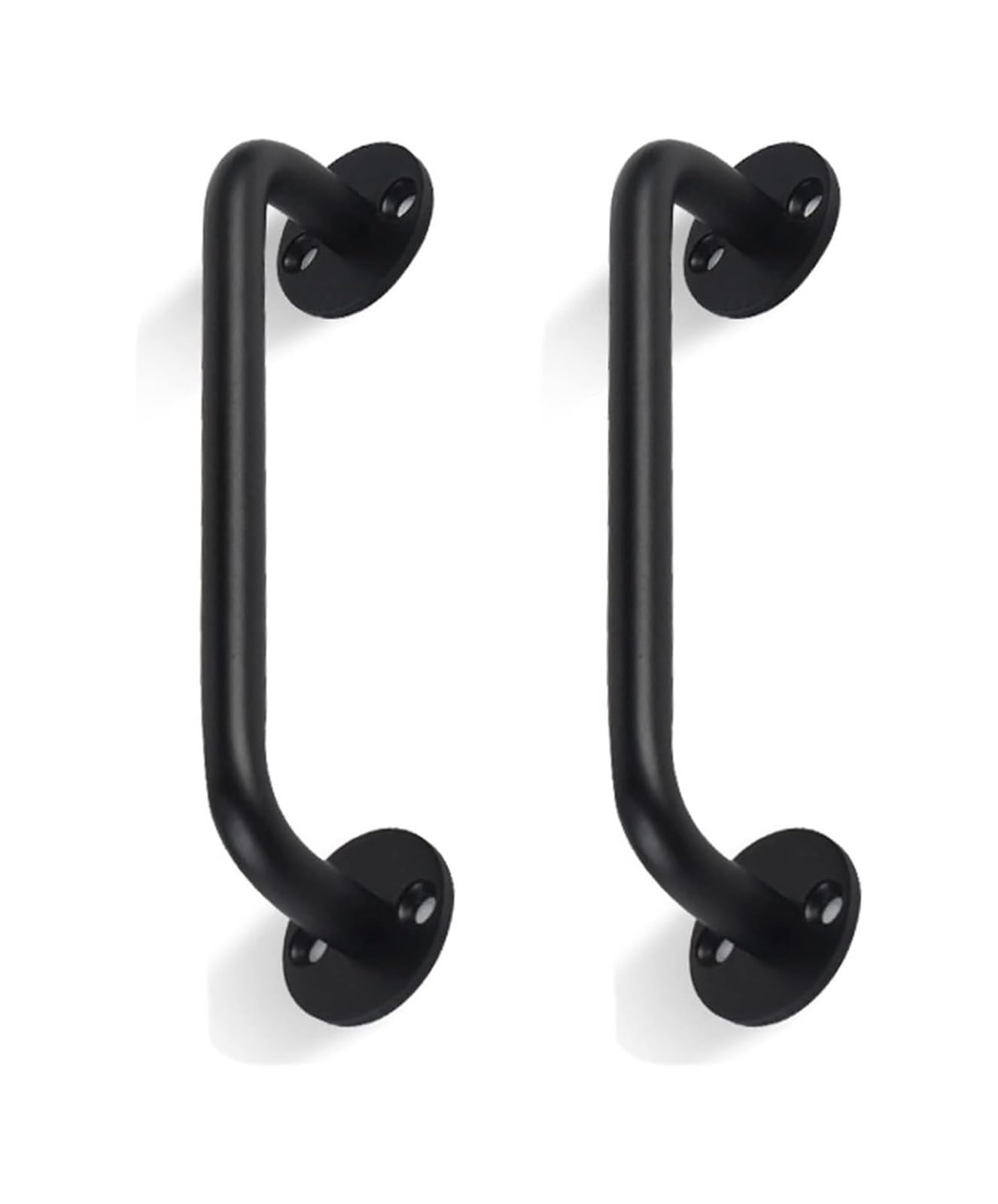 Opeximatun Kitchen Cupboard Handles, 2 Pcs Aluminum Alloy Cupboard Drawer Handles Multicolor 128-192 mm Hole Distance(Black,Hole Distance 160Mm)