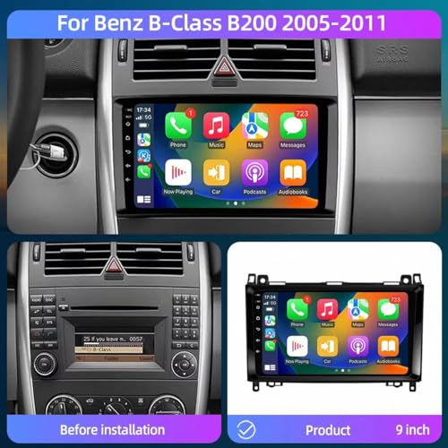 GPS para Mercedes Clase B Vito Viano Solución de Navegación con Mapas de Europa de 16GB 7