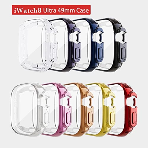 Protection écran iWatch 8 Ultra antichoc en TPU flexible gris sidéral - 8
