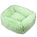 FANSU Cuccia per Gatti Letto per Cani Gatto, Morbido Piazza Cuccia Letto per Canile Estraibile e Letto per Cane Gatto Peluche Pet Materassini Imbottiti (XS,Verde)