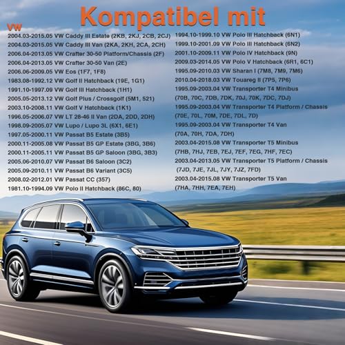 EVRBUL Motoröleinfülldeckel Öleinfülldeckel Kompatibel mit Audi A1, A2, A3, A4, A6, Q7, TT; VW Golf, Jetta, Passat, Polo,Transporter, Caddy, Crafter, Seat,Volvo Replace#:06A103485F、06A103485C