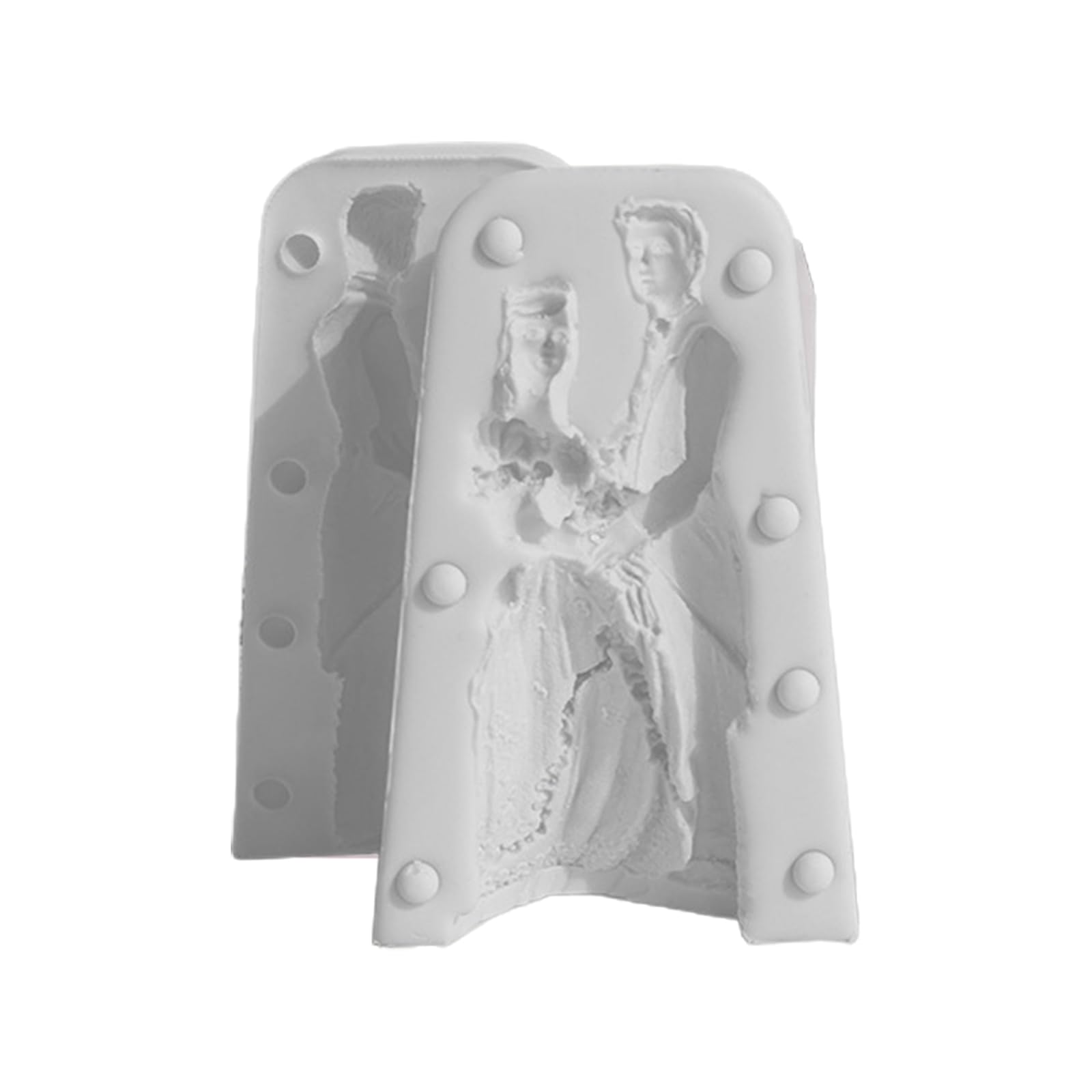 Molde de silicona para novios para hacer yeso, yeso, resina epoxi, decoración del hogar, regalo de boda, moldes de silicona para resina