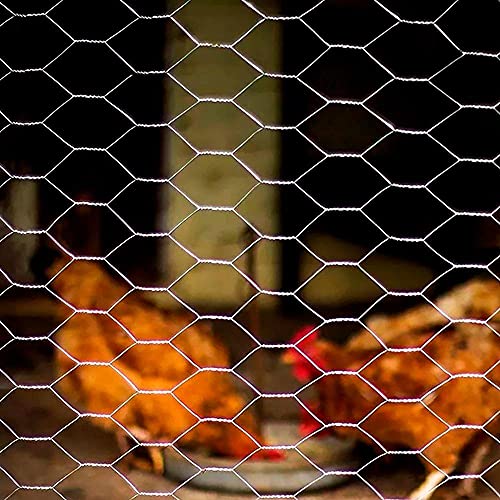 Tela metálica para galinheiro fio 23 BWG x 1,5 m rolo com 50 metros - Morlan
